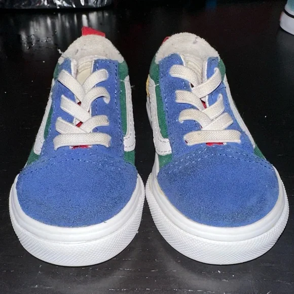 Toddler 5C Vans Slip On Color Block - Picture 3 of 6